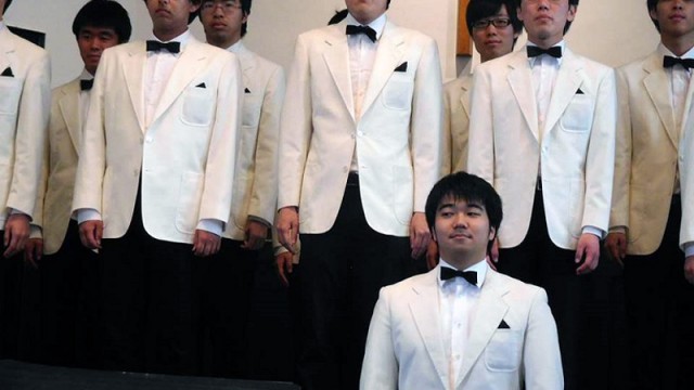 早稲グリ「遥かな友に」演奏